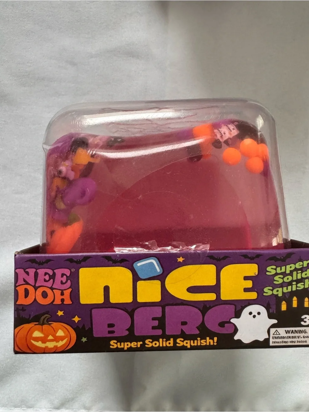 Pink, blue, purple Kids Sensory Squishy Toy with Colorful Confetti - Unbranded